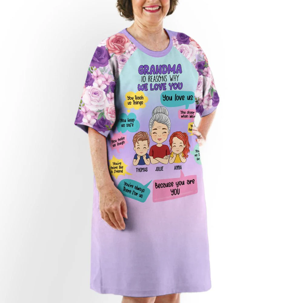 10 Reasons Why - Personalized Custom 3/4 Sleeve Dress