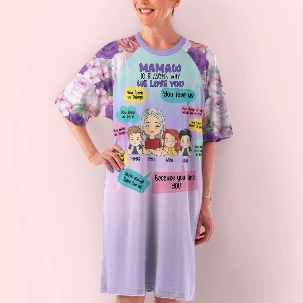 10 Reasons Why - Personalized Custom 3/4 Sleeve Dress - Image 4