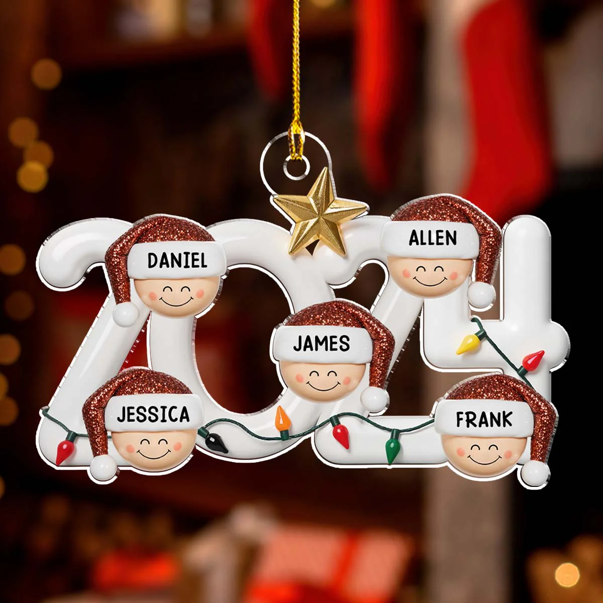 2024 Holiday - Personalized Custom Acrylic Ornament - Image 3