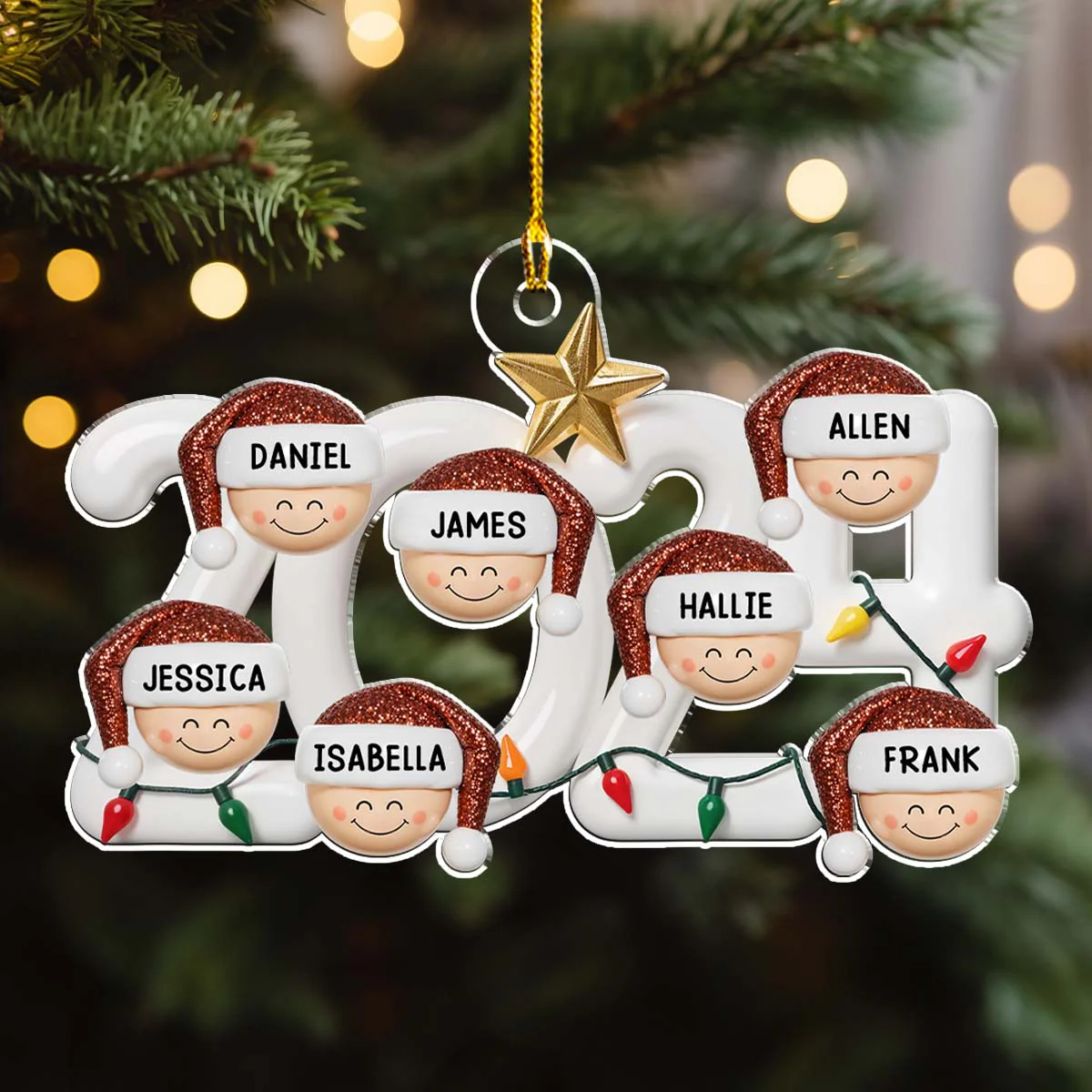 2024 Holiday - Personalized Custom Acrylic Ornament - Image 4