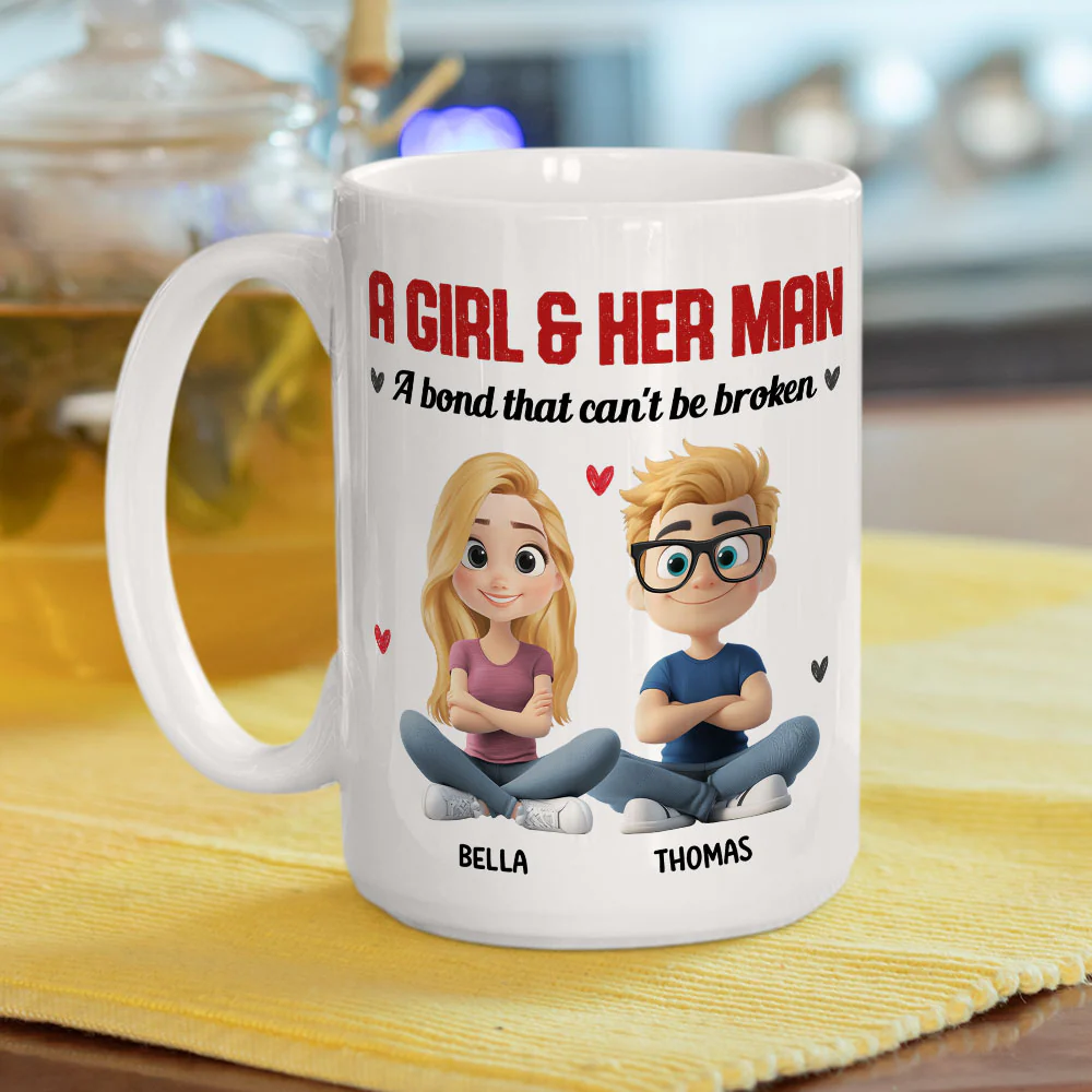 A Bond Called Us - Personalized Custom Coffee Mug - Image 5