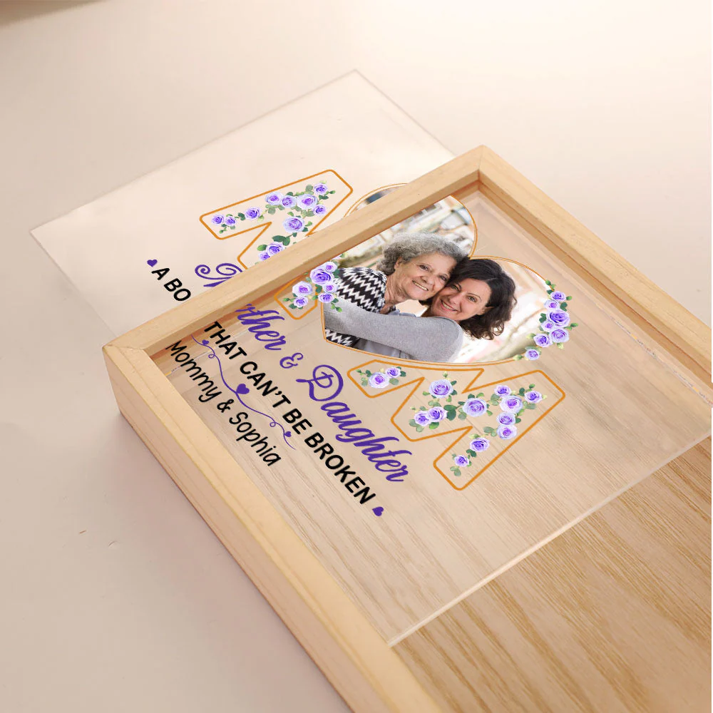 A Bond That Can Not Be Broken - Personalized Frame Light Box - Image 3