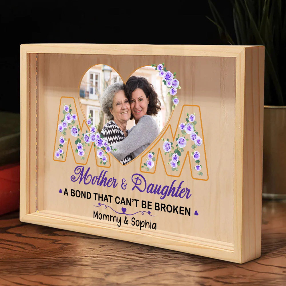 A Bond That Can Not Be Broken - Personalized Frame Light Box - Image 4