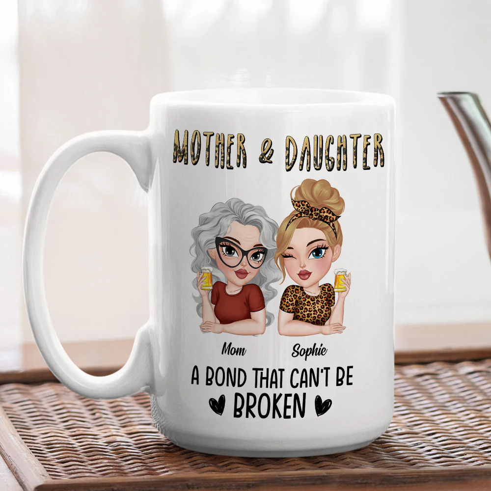 A Bond That Can't Be Broken - Personalized Custom Coffee Mug - Image 4