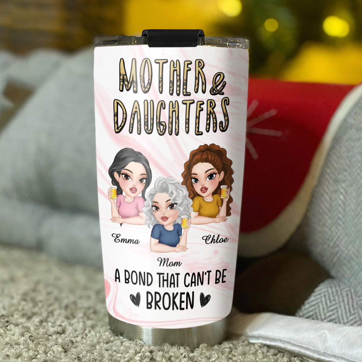 A Bond That Can't Be Broken - Personalized Custom Tumbler - Image 4