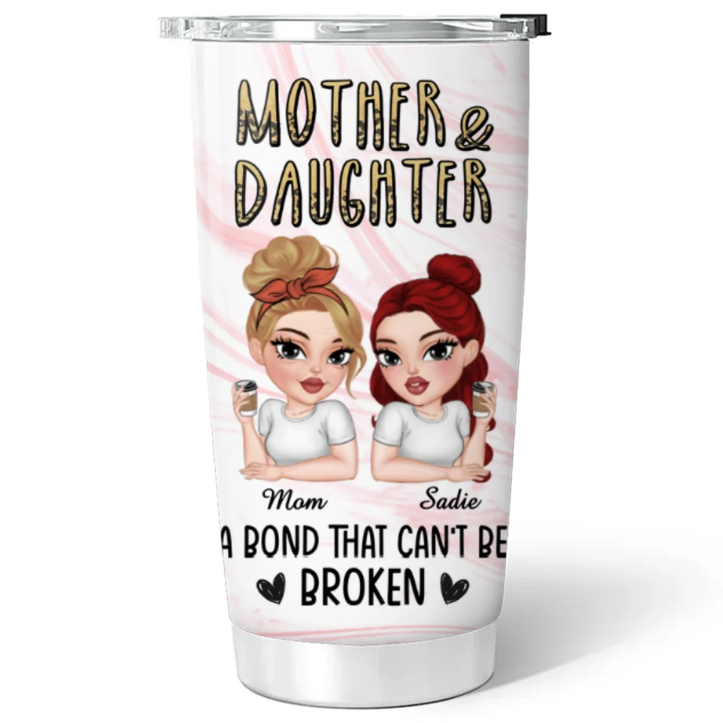A Bond That Can't Be Broken - Personalized Custom Tumbler - Image 5