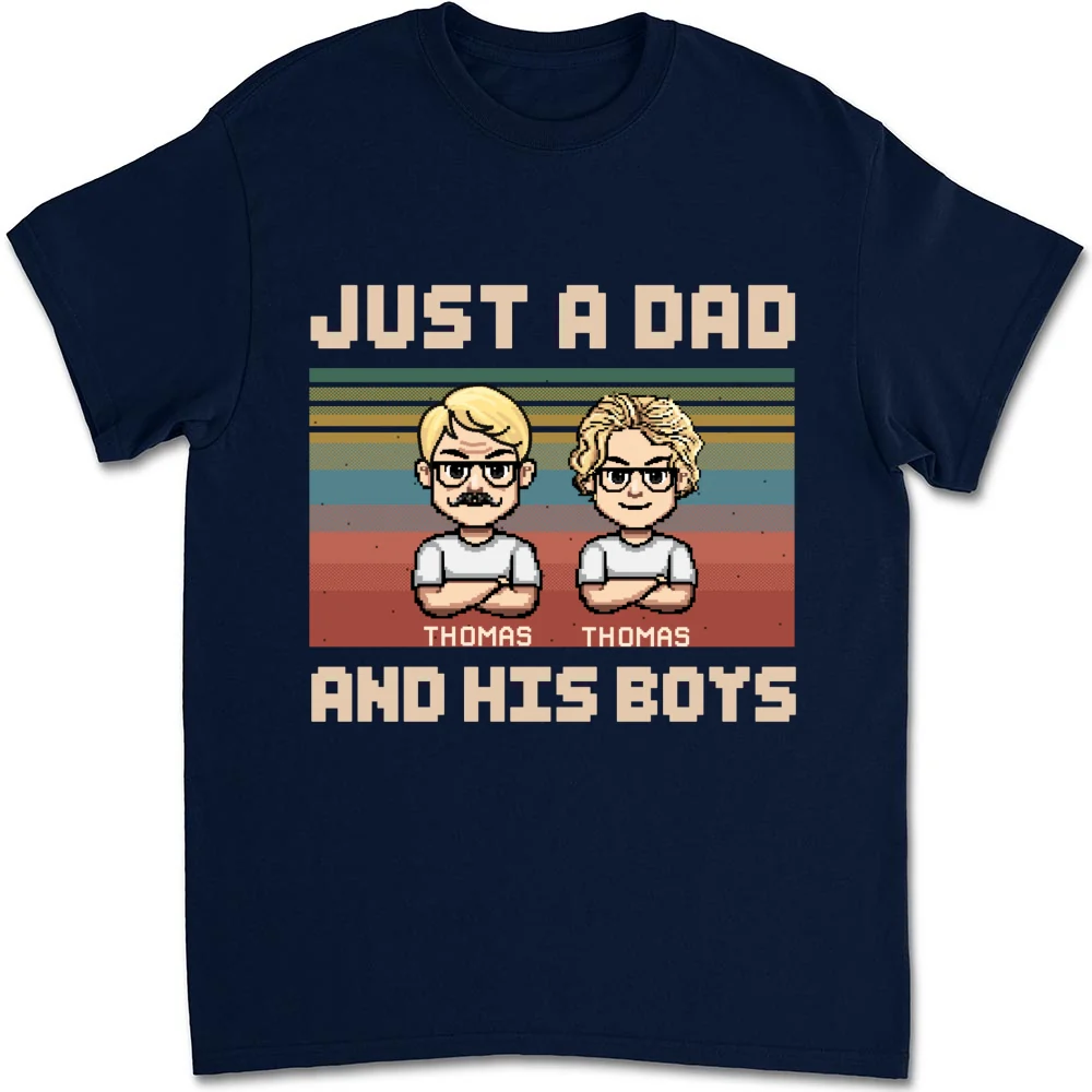 A Dad And His Daughter - Personalized Custom Shirt - Image 11