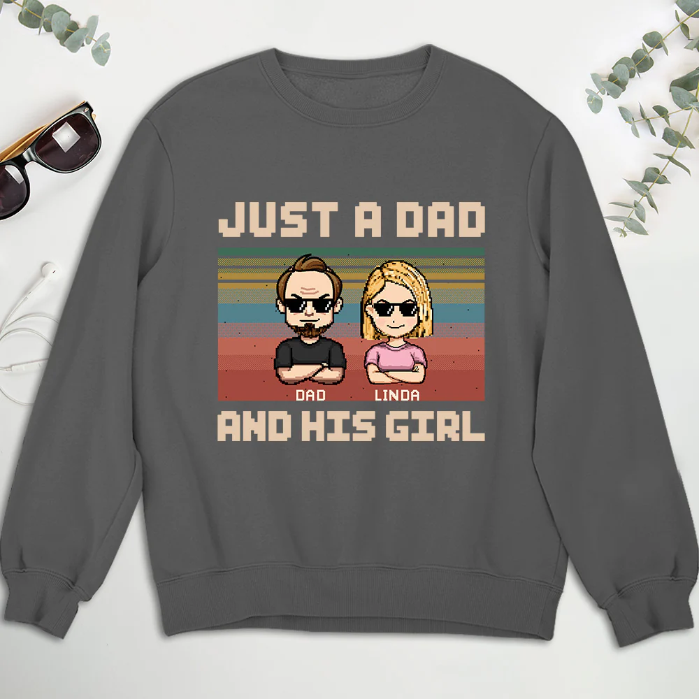 A Dad And His Daughter - Personalized Custom Shirt - Image 7