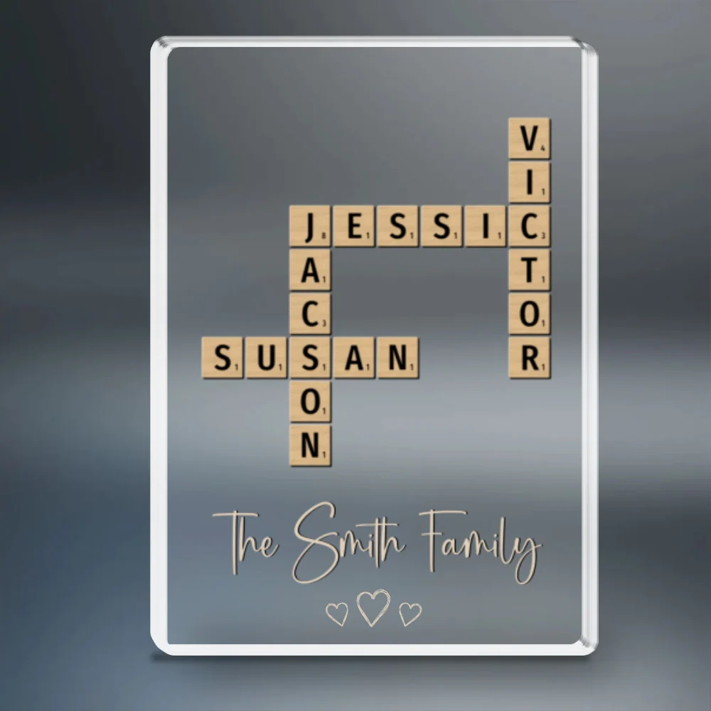 A Family Is A Gift That Lasts Forever - Personalized Custom Acrylic Plaque - Image 5