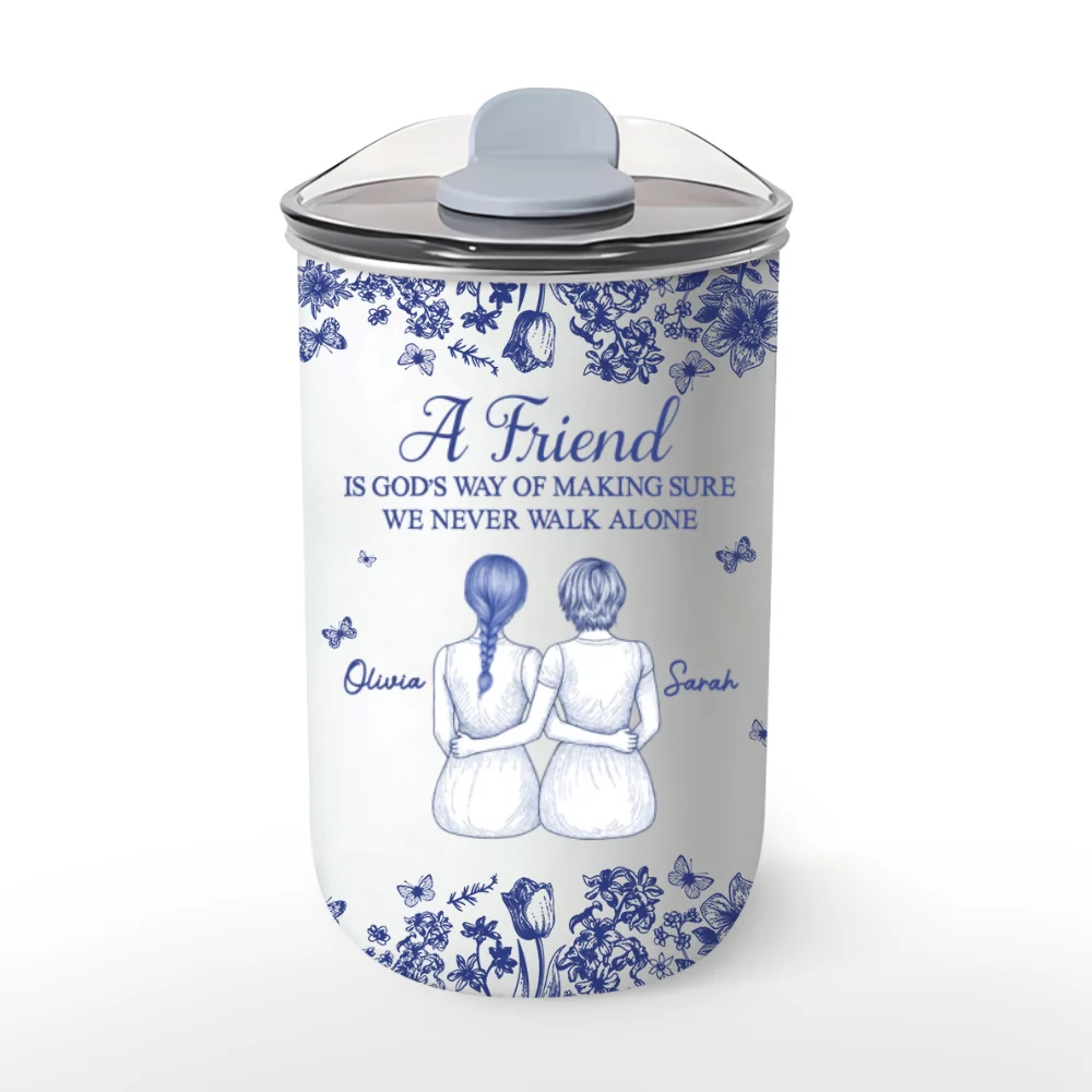 A Friend Is Gods Way - Personalized Custom 10oz Tumbler - Image 7