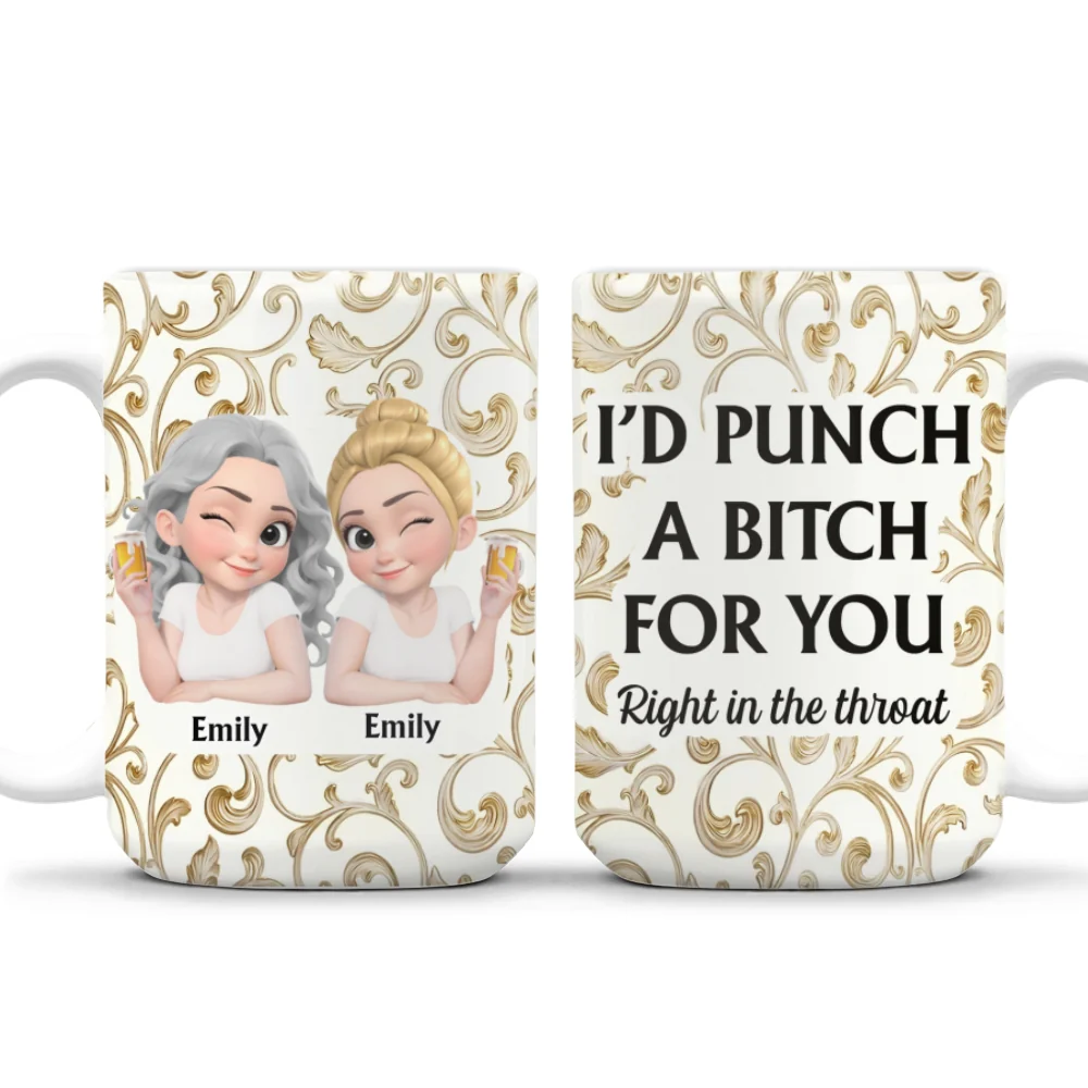 A Friendship Like Ours - Personalized Custom Coffee Mug - Image 8