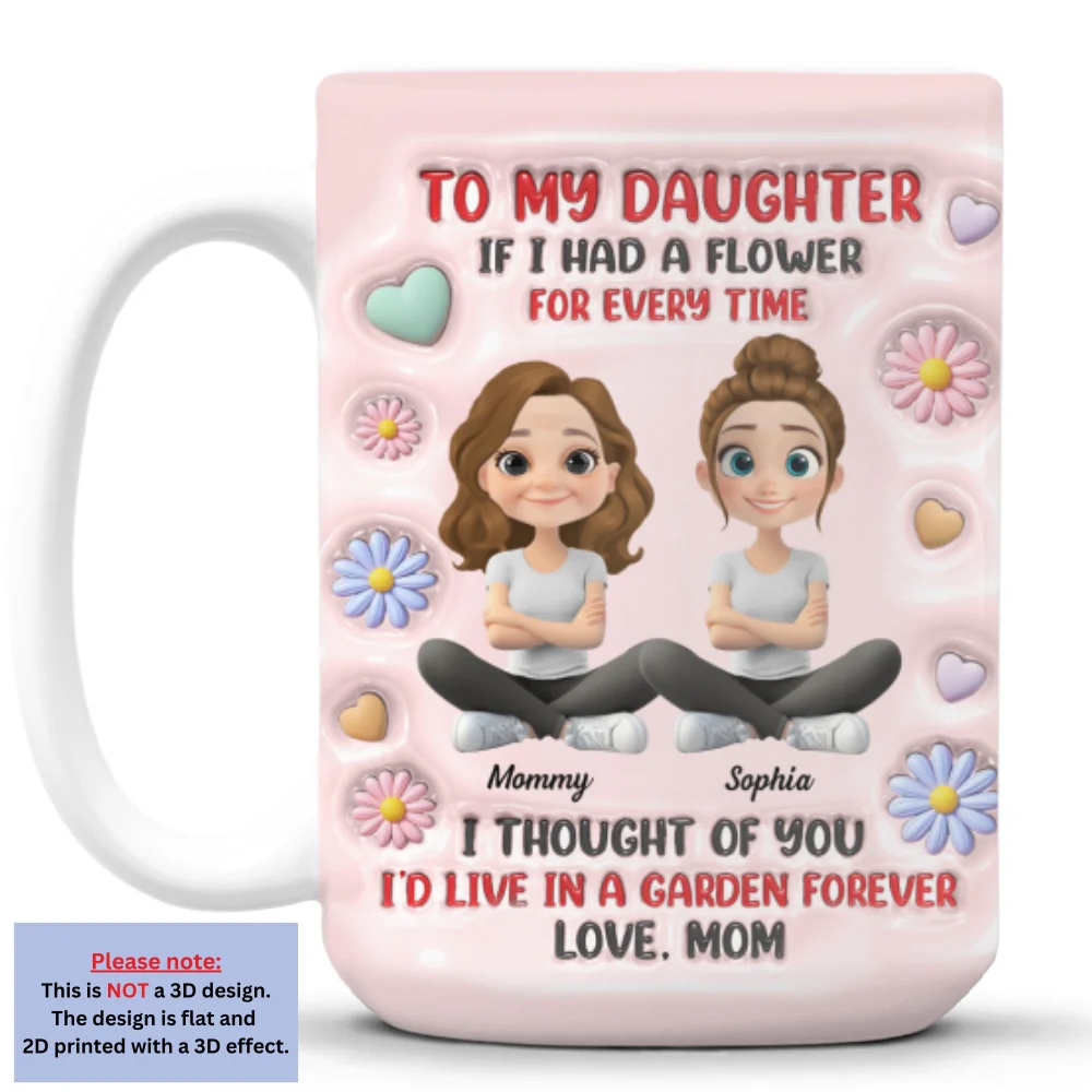 A Garden Full Of Love - Personalized Custom 3D Inflated Effect Mug - Image 10