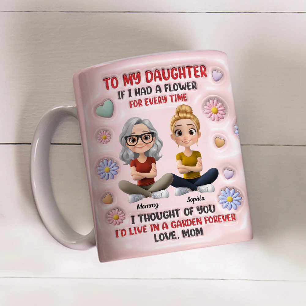 A Garden Full Of Love - Personalized Custom 3D Inflated Effect Mug - Image 2