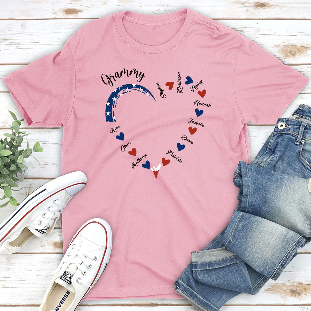 A Garden Of Love - Personalized Custom Unisex T-shirt - Image 4