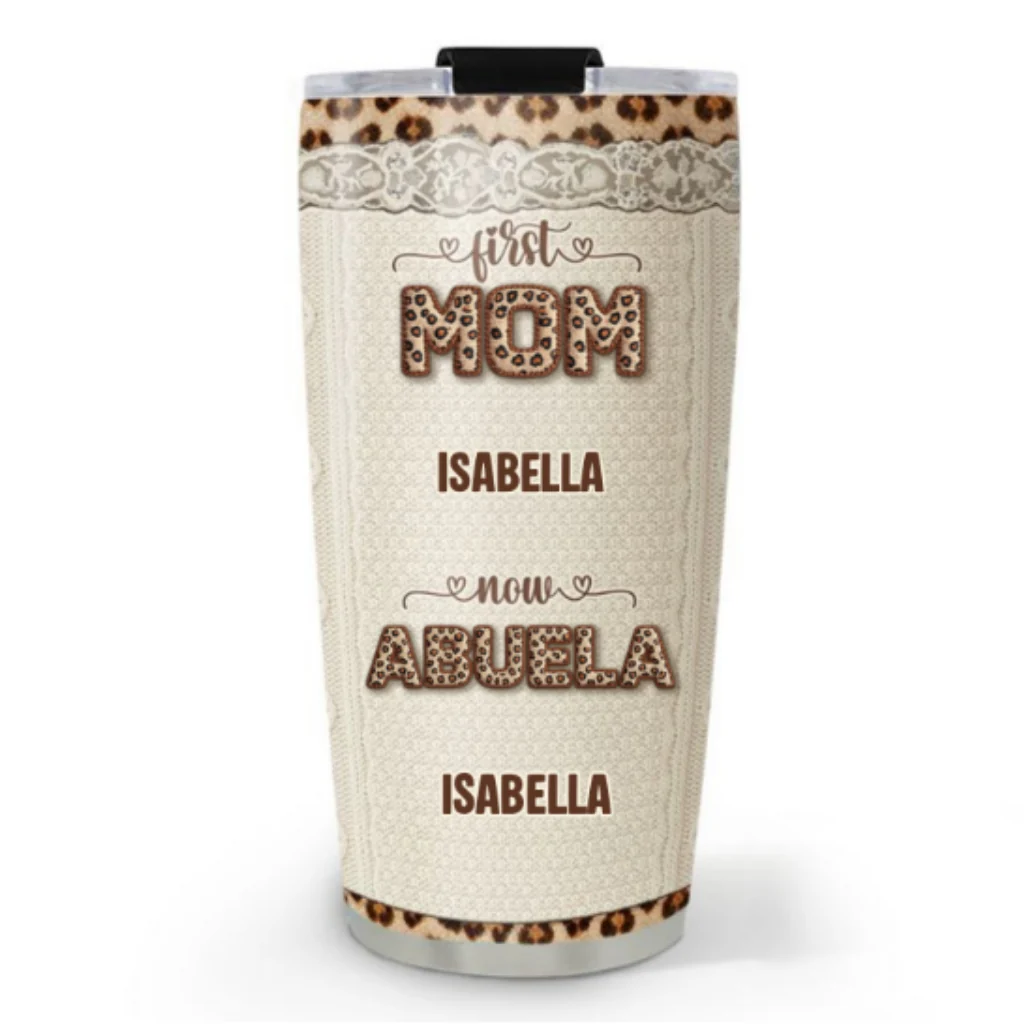 A Grandma Kind Of Love - Personalized Custom Tumbler - Image 6