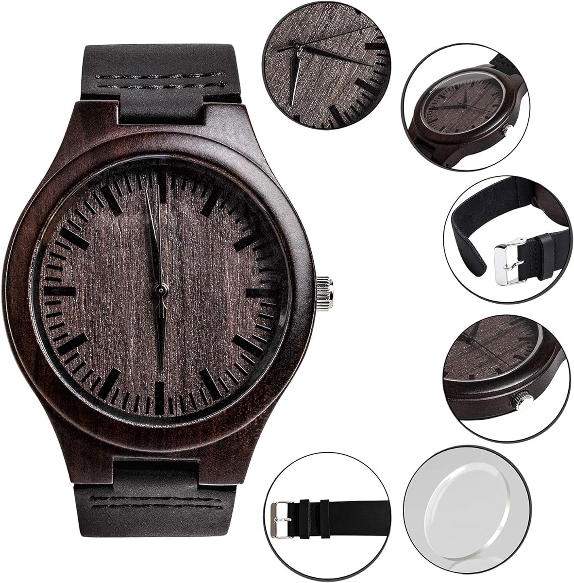 A Great Life Partner - Personalized Custom Wood Watch - Image 5