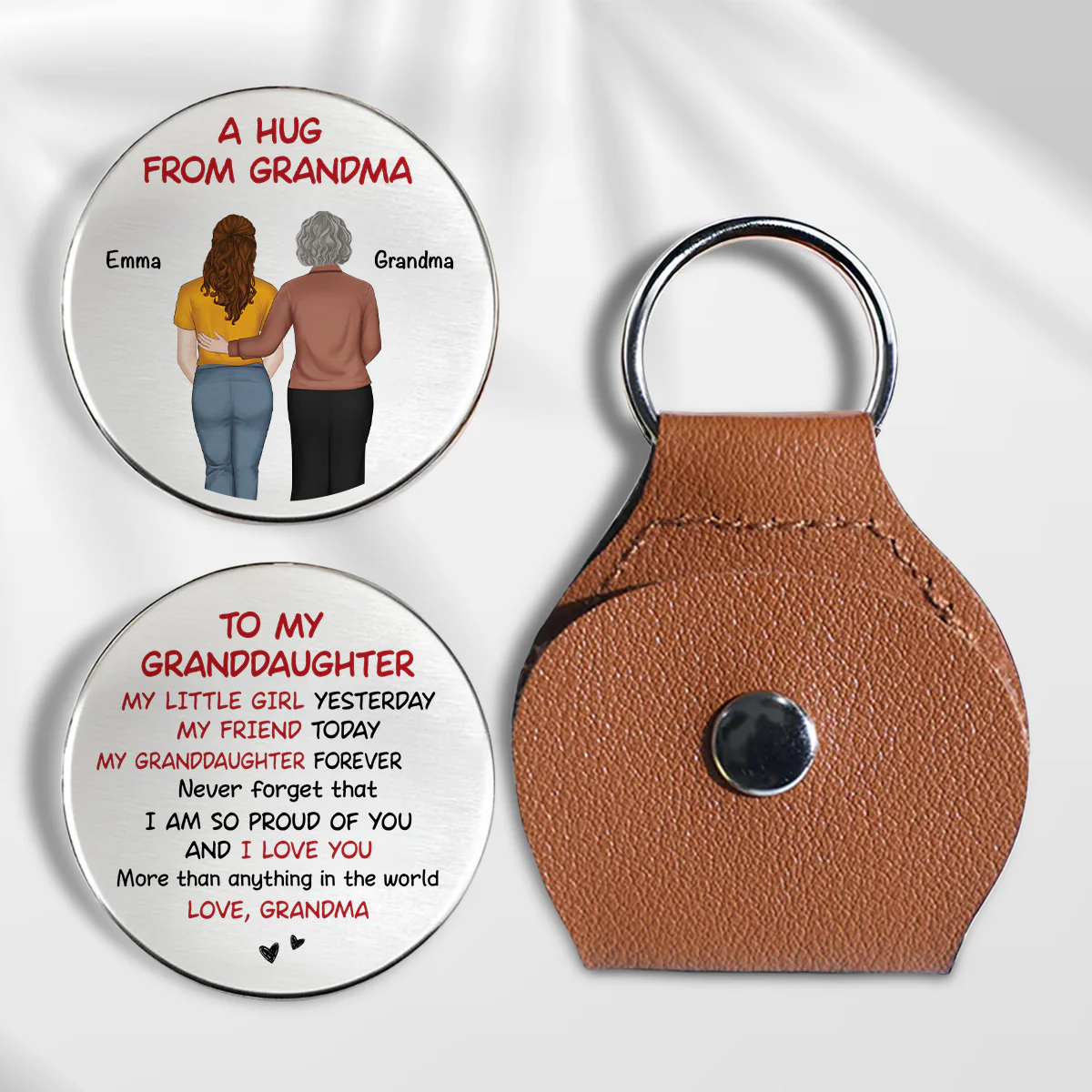 A Hug From Grandma - Personalized Custom Pocket Hug