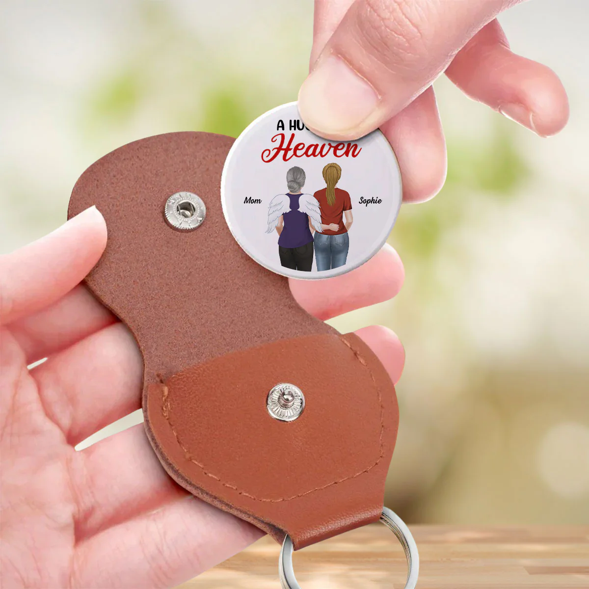 A Hug From Heaven - Personalized Custom Pocket Hug - Image 3