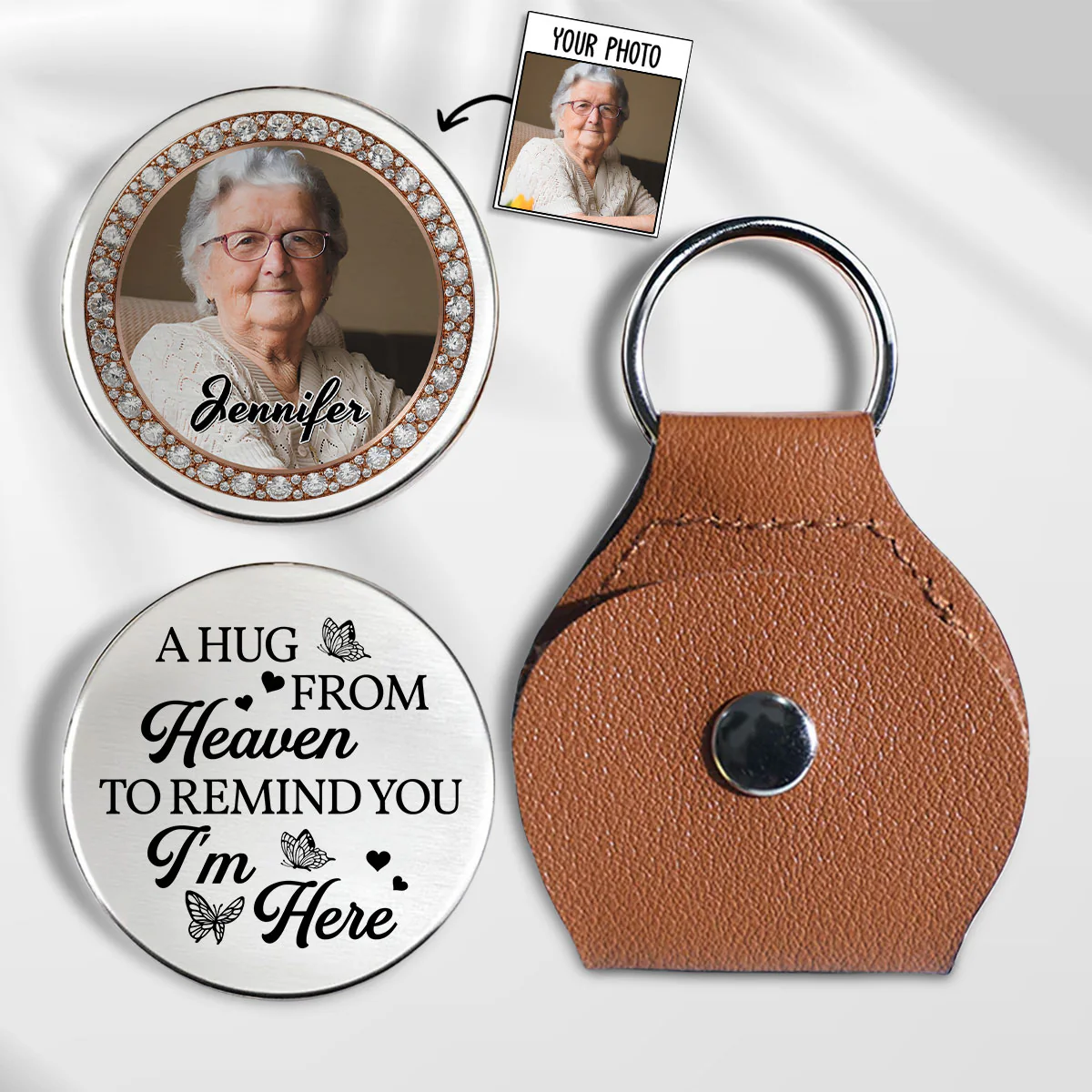 A Hug To Remind You - Personalized Custom 3D Effect Pocket Hug