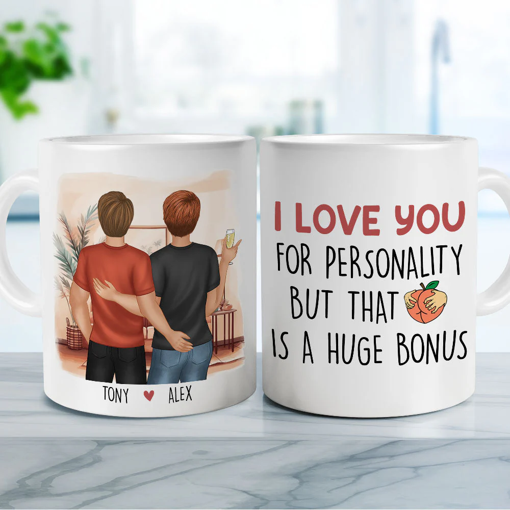 A Huge Bonus - Personalized Custom Coffee Mug - Image 2