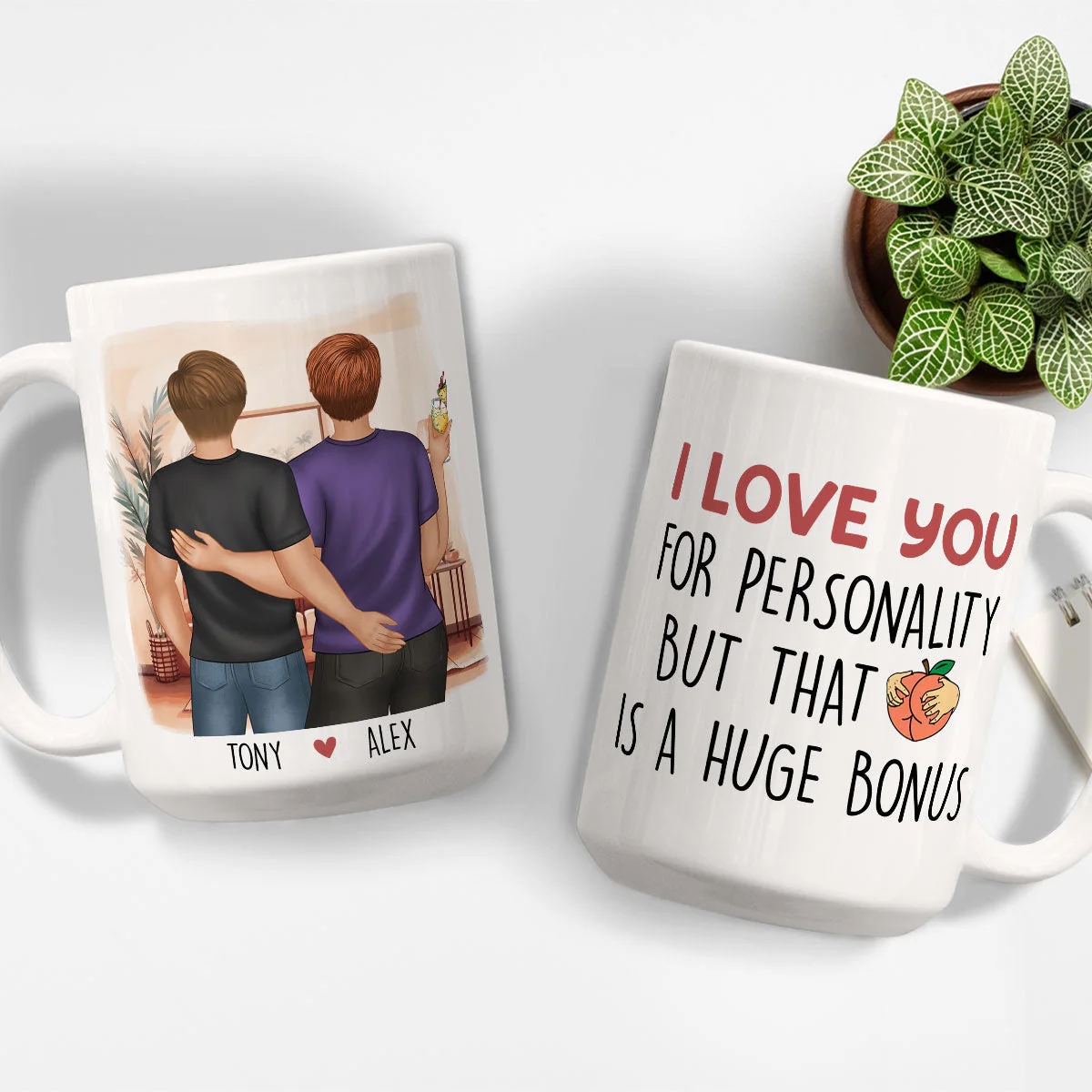 A Huge Bonus - Personalized Custom Coffee Mug - Image 4