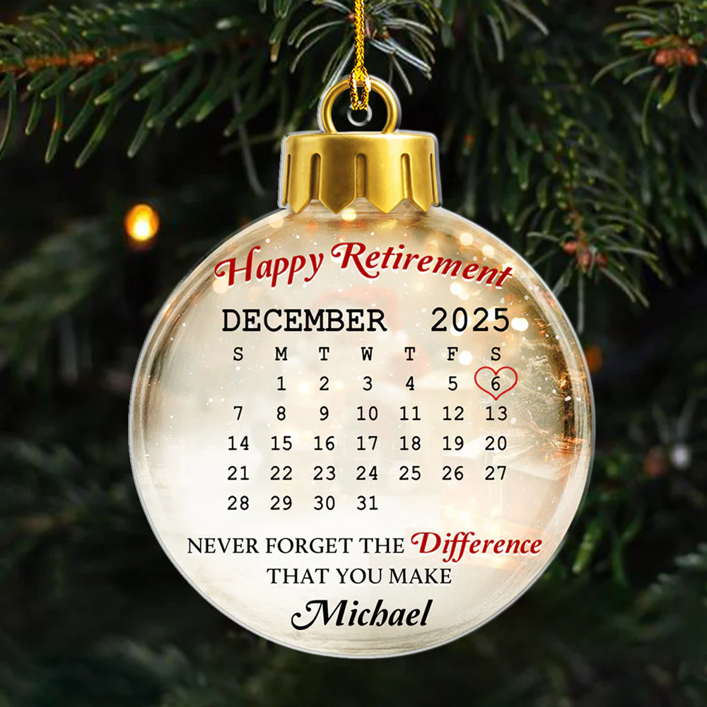 A Journey Of Purpose - Personalized Custom 3D Effect Acrylic Ornament - Image 2