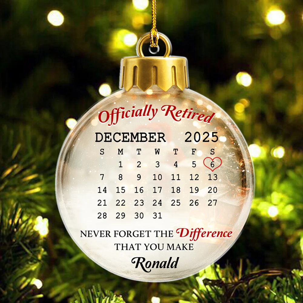A Journey Of Purpose - Personalized Custom 3D Effect Acrylic Ornament - Image 3