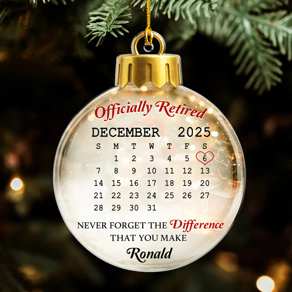 A Journey Of Purpose - Personalized Custom 3D Effect Acrylic Ornament - Image 4