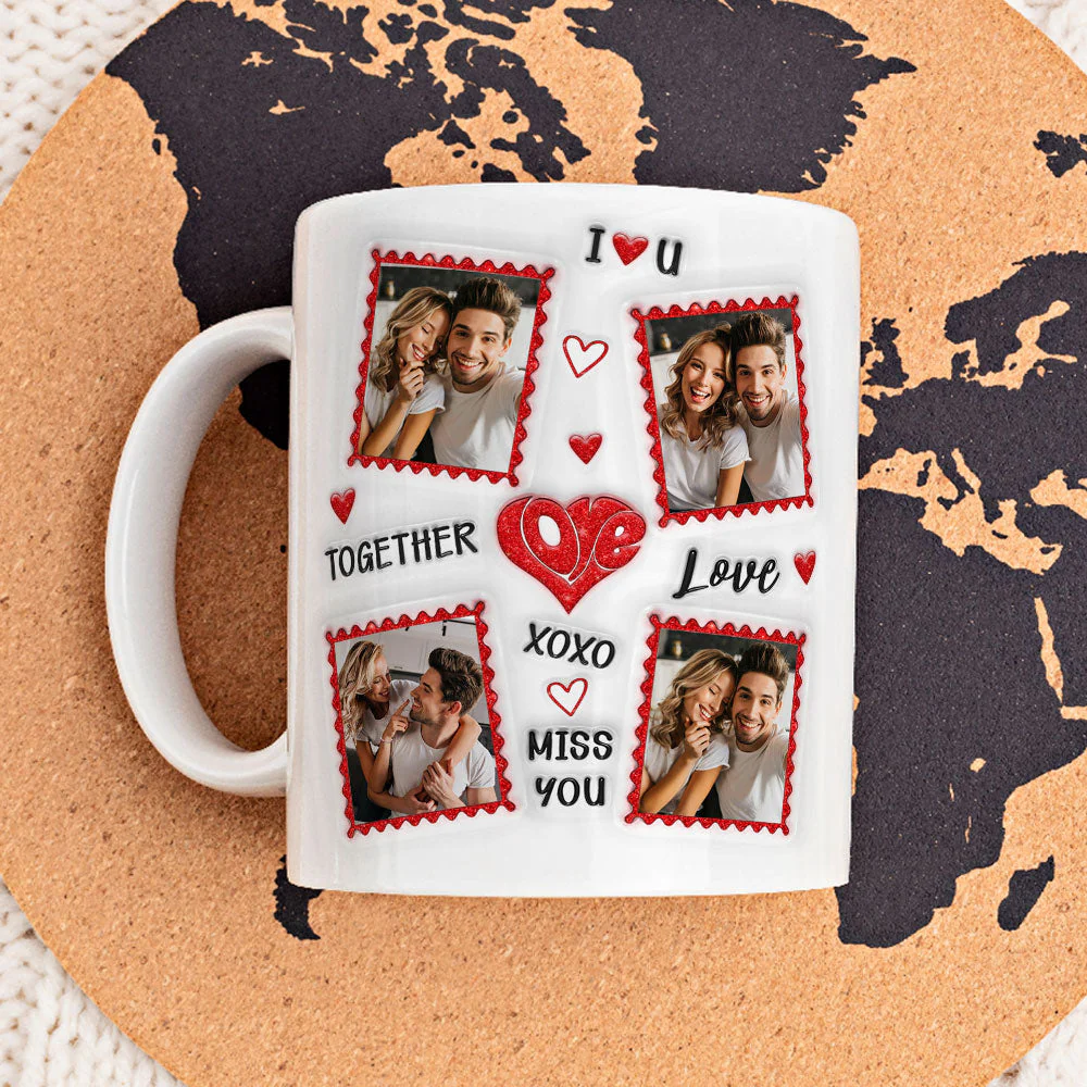 A Lifetime Is Never Enough With You - Personalized Custom 3D Inflated Effect Mug - Image 3