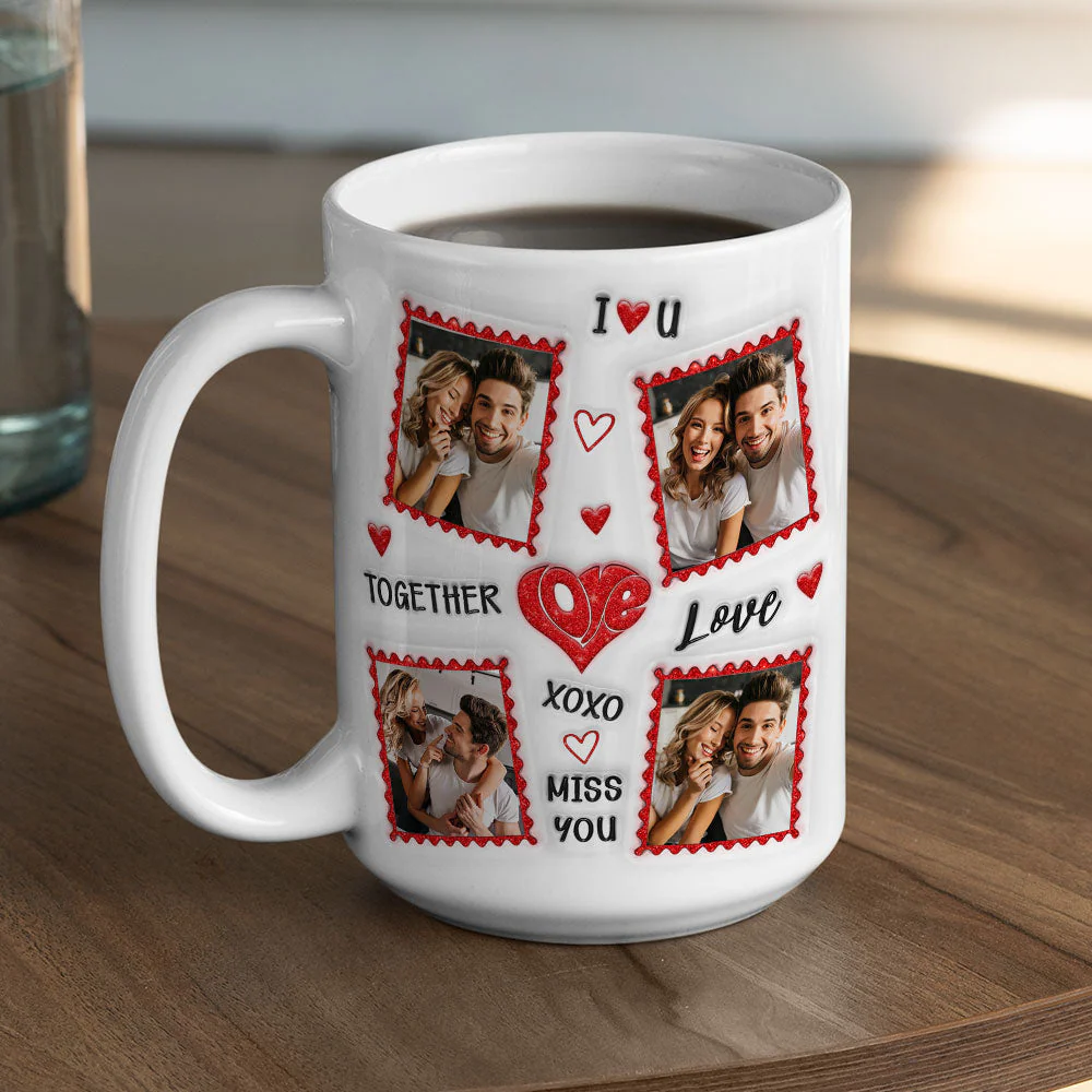 A Lifetime Is Never Enough With You - Personalized Custom 3D Inflated Effect Mug - Image 4