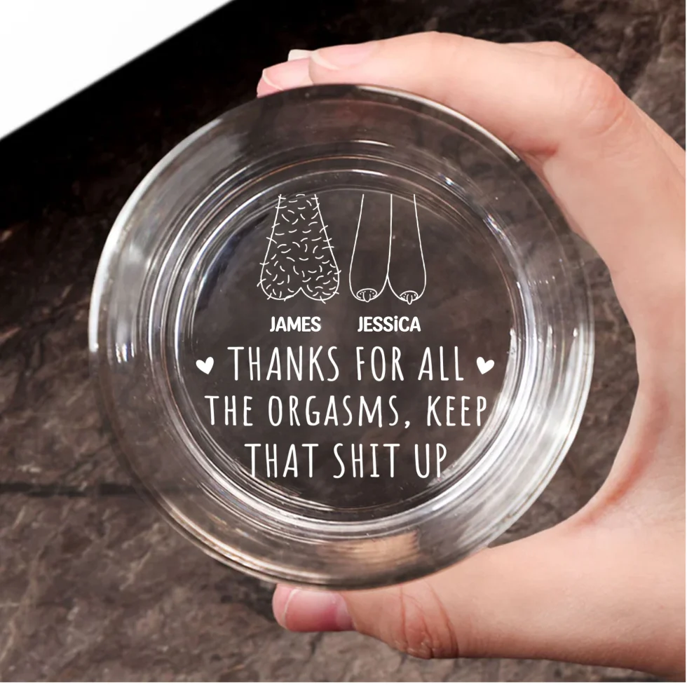 A Lifetime Is Never Enough With You - Personalized Custom Engraved Whiskey Glass - Image 6