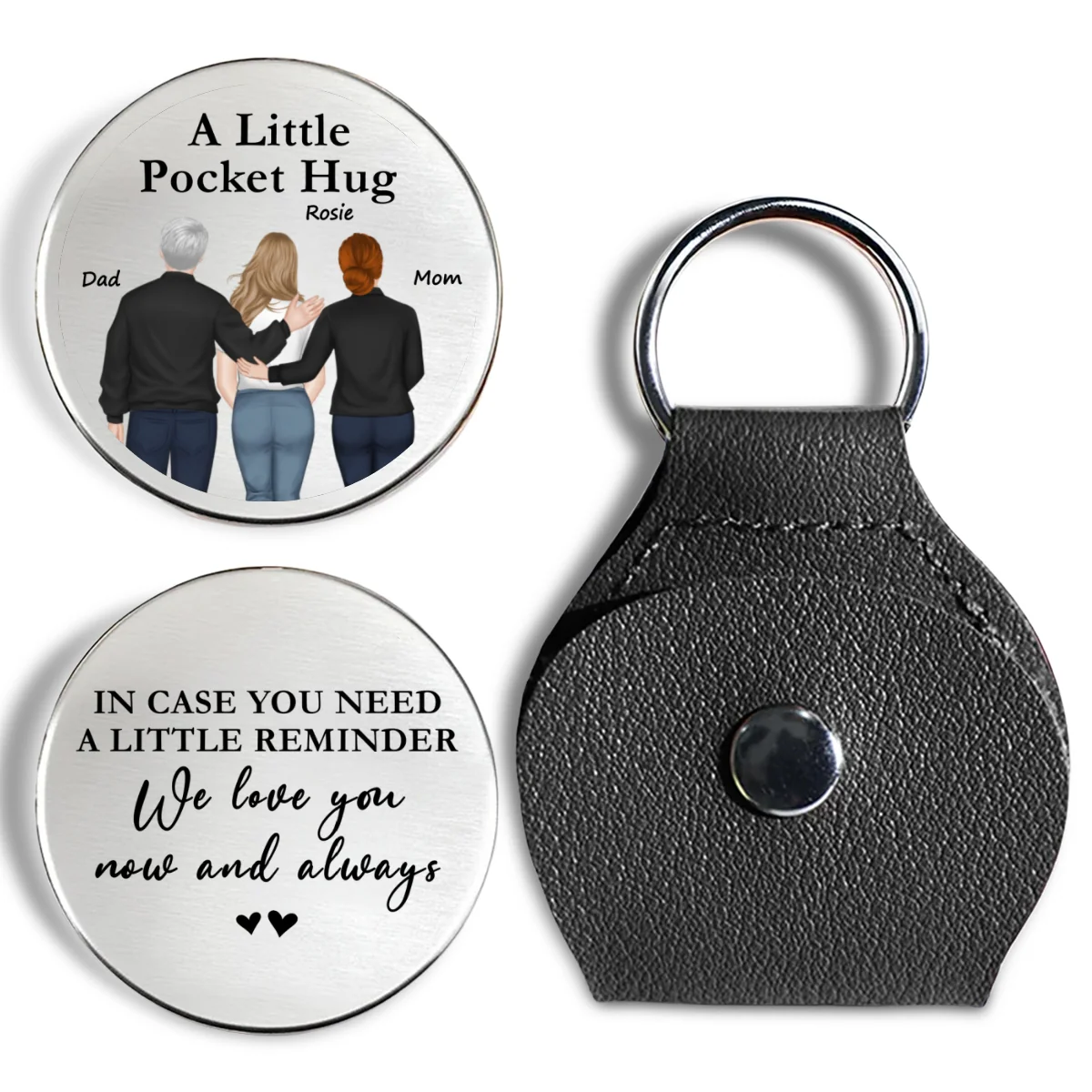 A Little Reminder From Parents - Personalized Custom Pocket Hug - Image 7