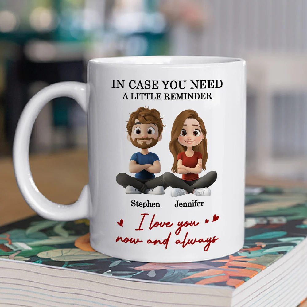 A Little Reminder - Personalized Custom Coffee Mug - Image 2