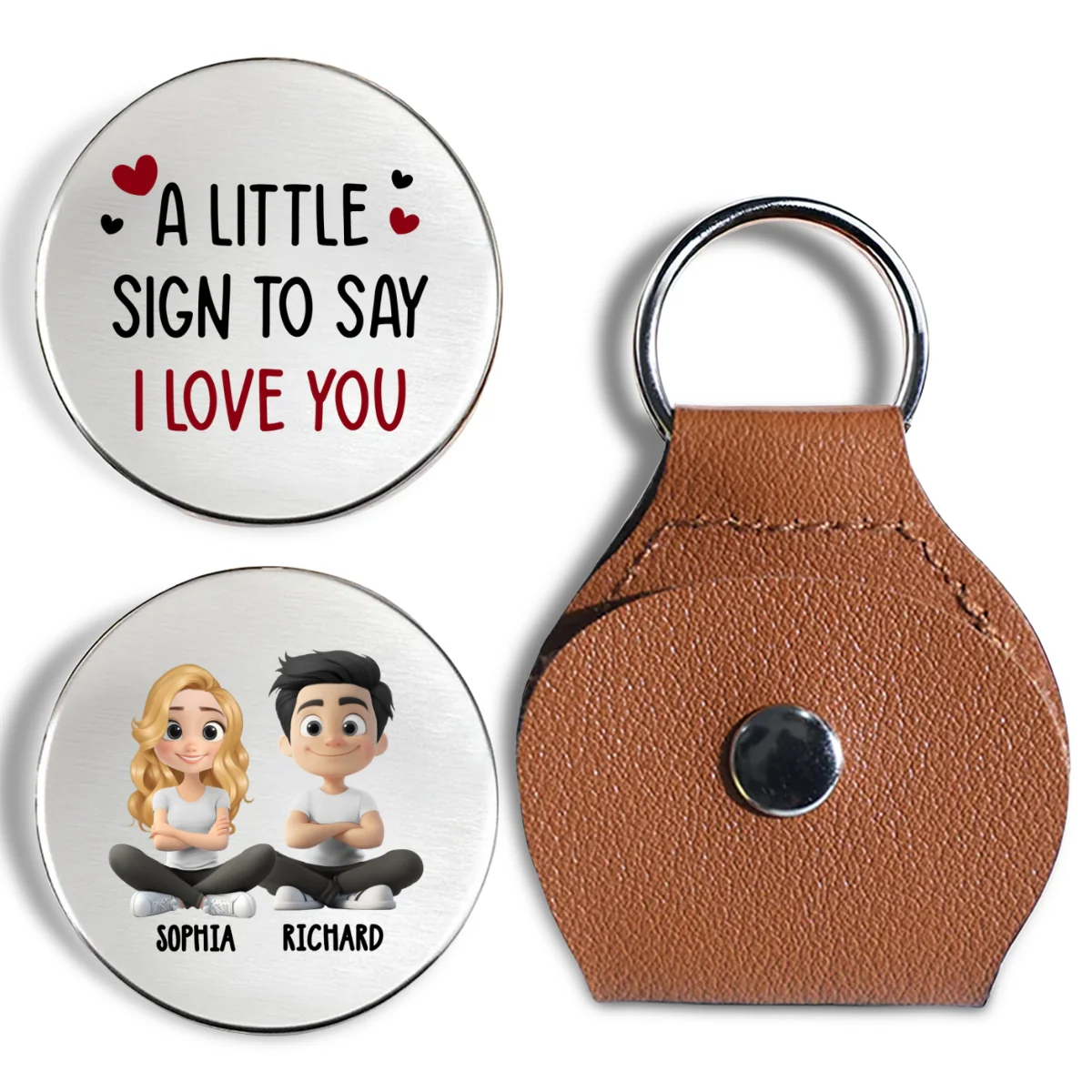 A Little Sign For You - Personalized Custom Pocket Hug - Image 7