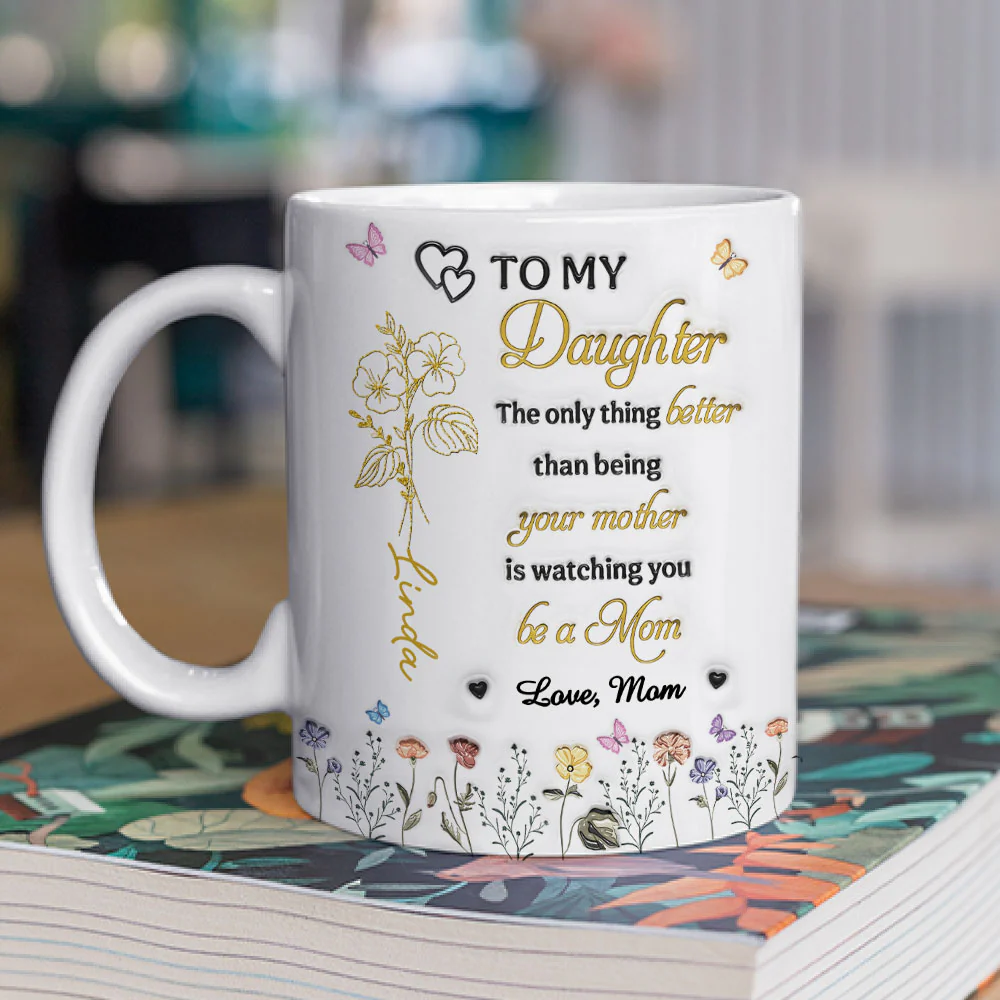 A Love Of Mom Like No Other - Personalized Custom 3D Inflated Effect Mug - Image 2