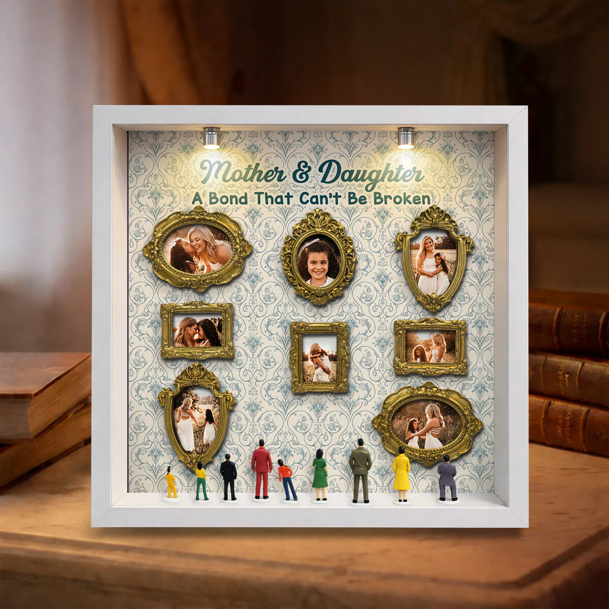 A Love That Stands Forever - Personalized Custom Museum Frame - Image 3