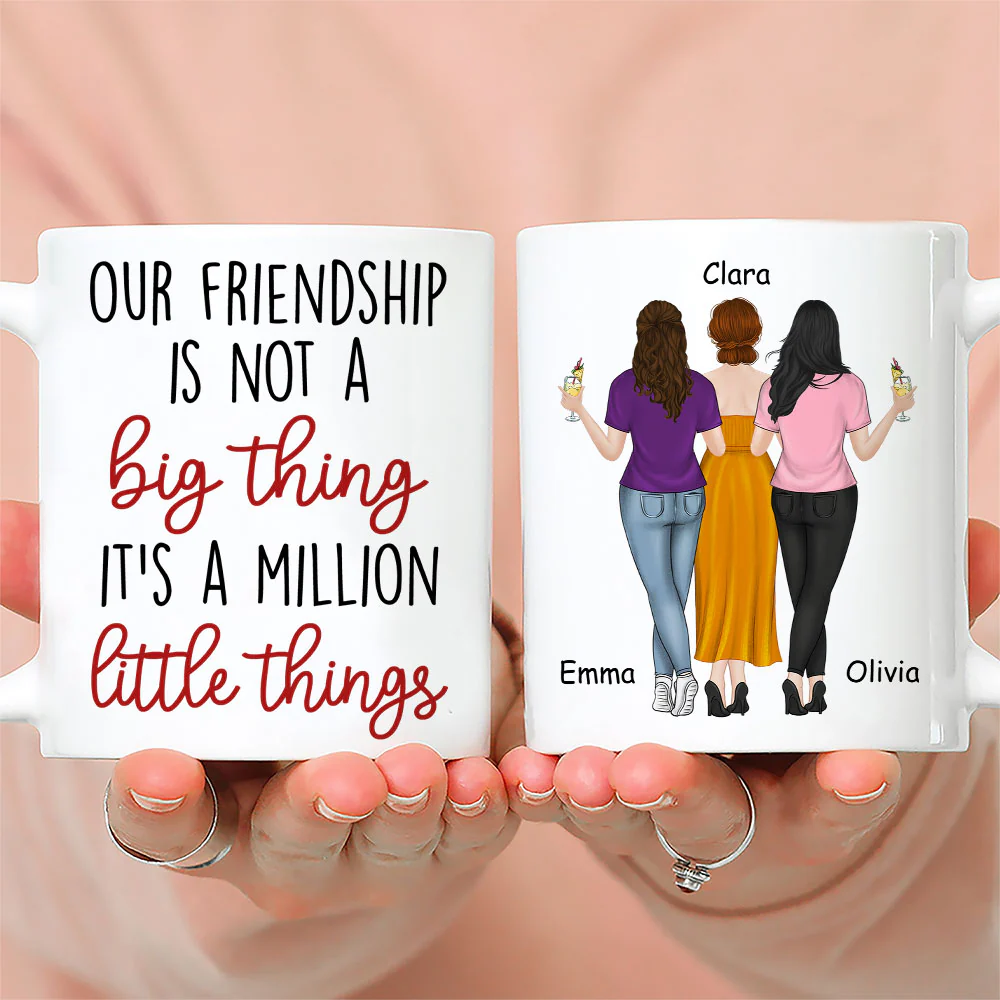 A Million Little Things - Personalized Custom Coffee Mug - Image 3