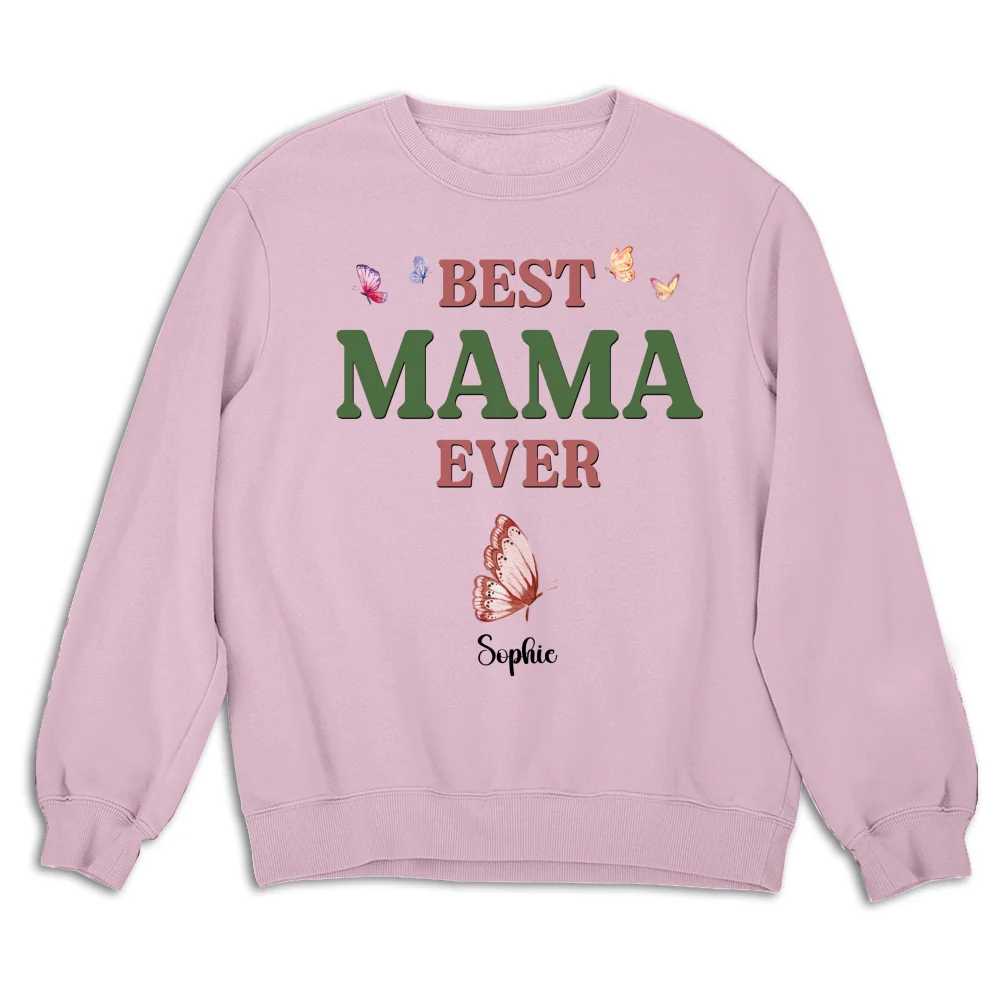 A Mom Blooms Like A Butterfly - Personalized Custom Shirt - Image 14