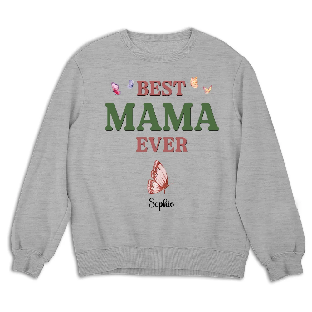 A Mom Blooms Like A Butterfly - Personalized Custom Shirt - Image 15