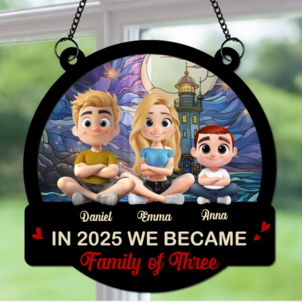 A New Chapter Begins 2025 - Personalized Custom Suncatcher - Image 6
