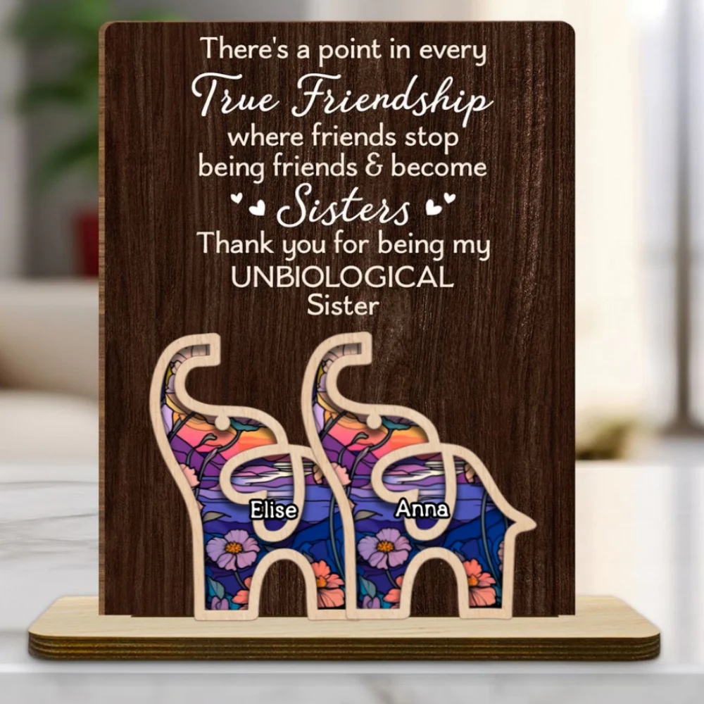 A Point Of This - Personalized Custom 2-Layer Wood Plaque With Flat Base - Image 8
