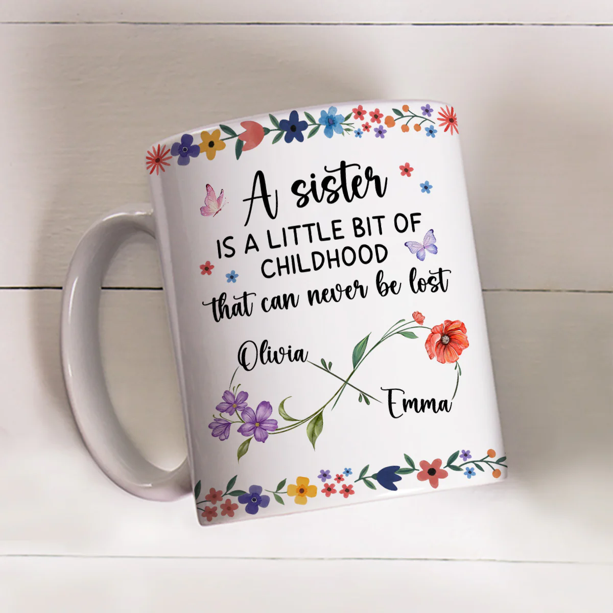 A Sister Is - Personalized Custom Coffee Mug - Image 2