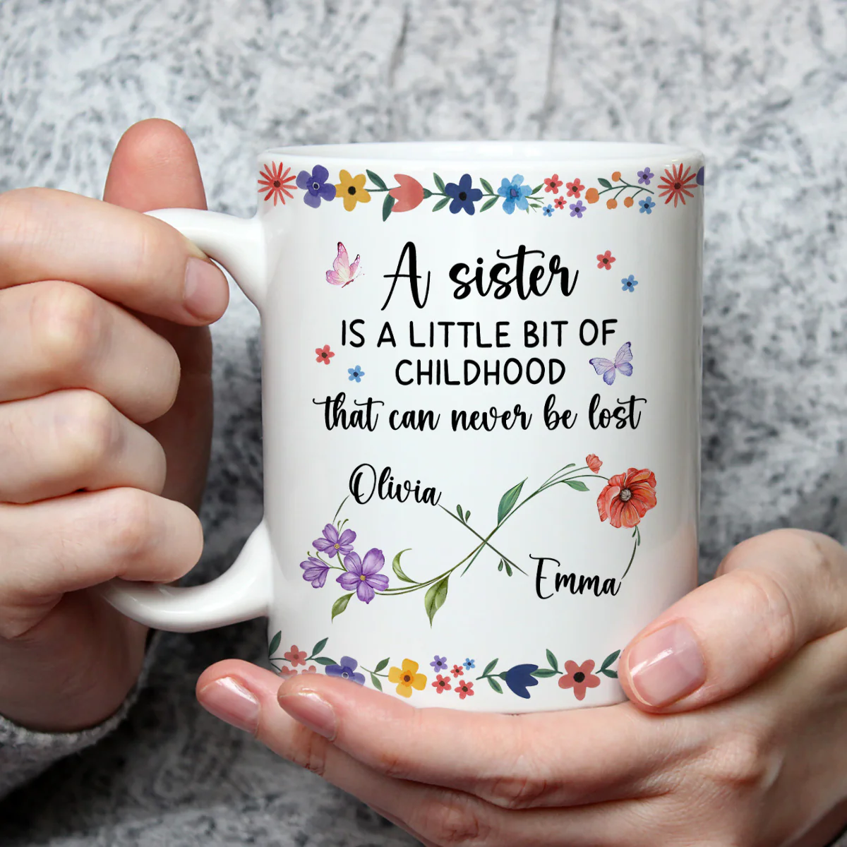 A Sister Is - Personalized Custom Coffee Mug - Image 4