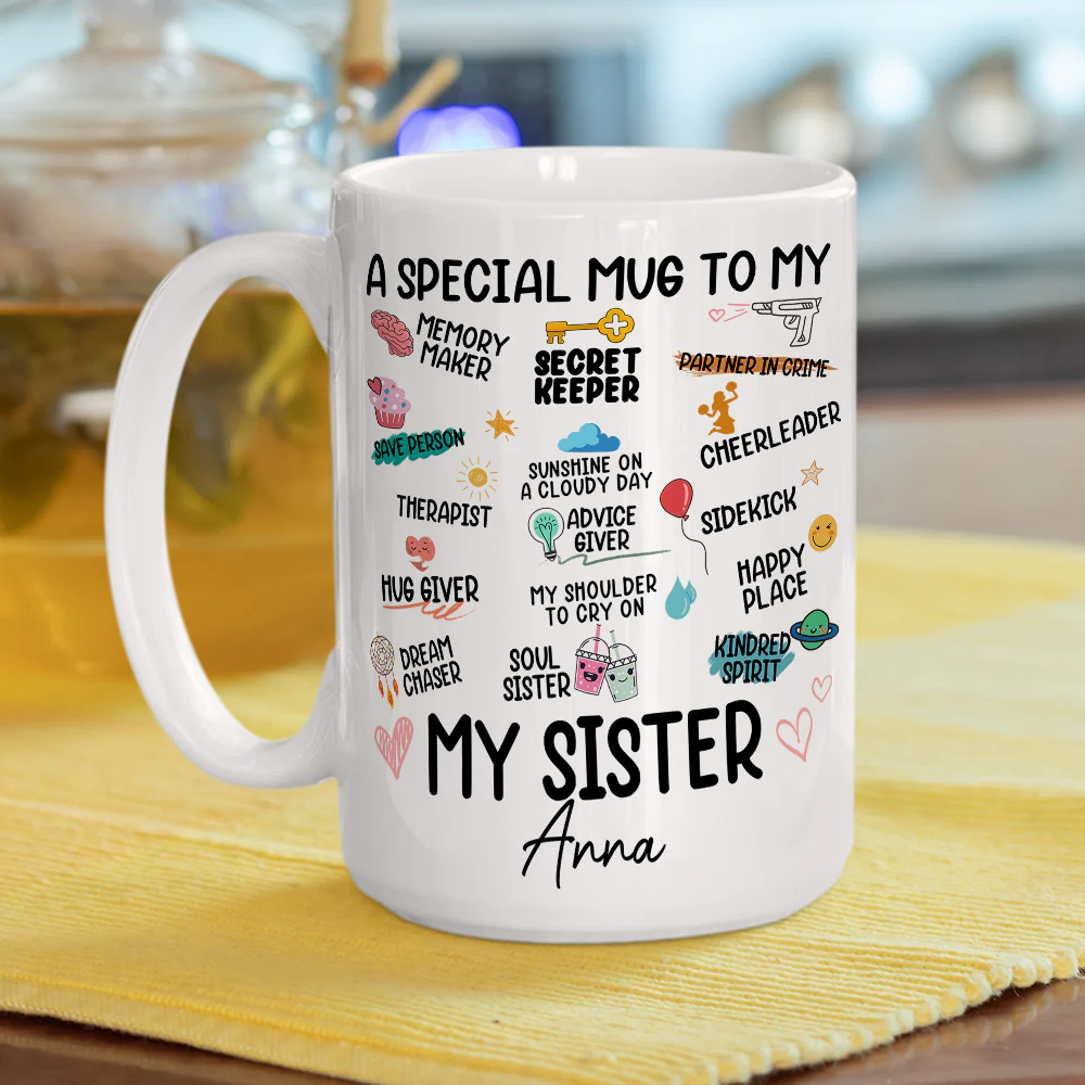A Special Mug To My Love - Personalized Custom Coffee Mug - Image 7