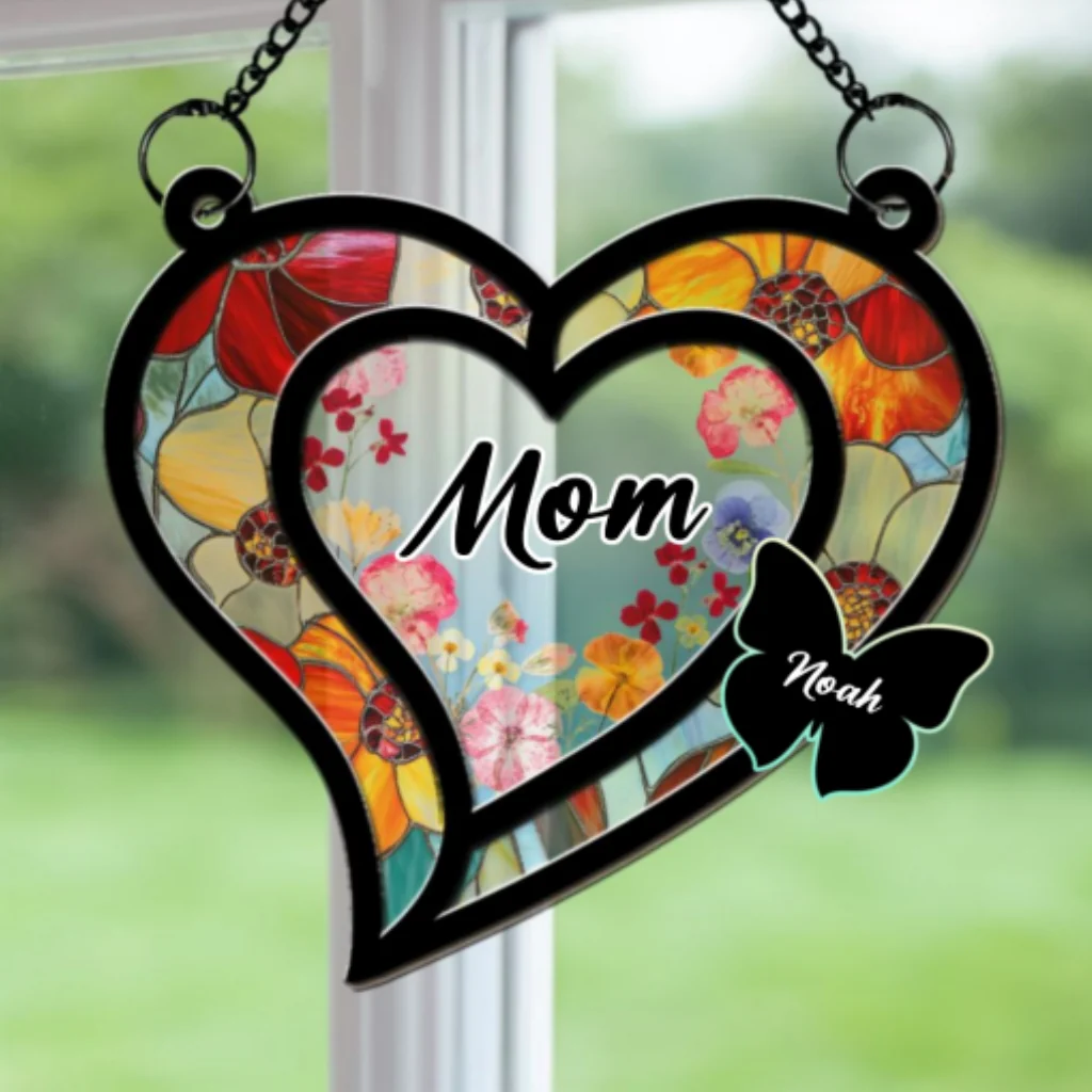 A Suncatcher of Love - Personalized Custom Suncatcher - Image 6
