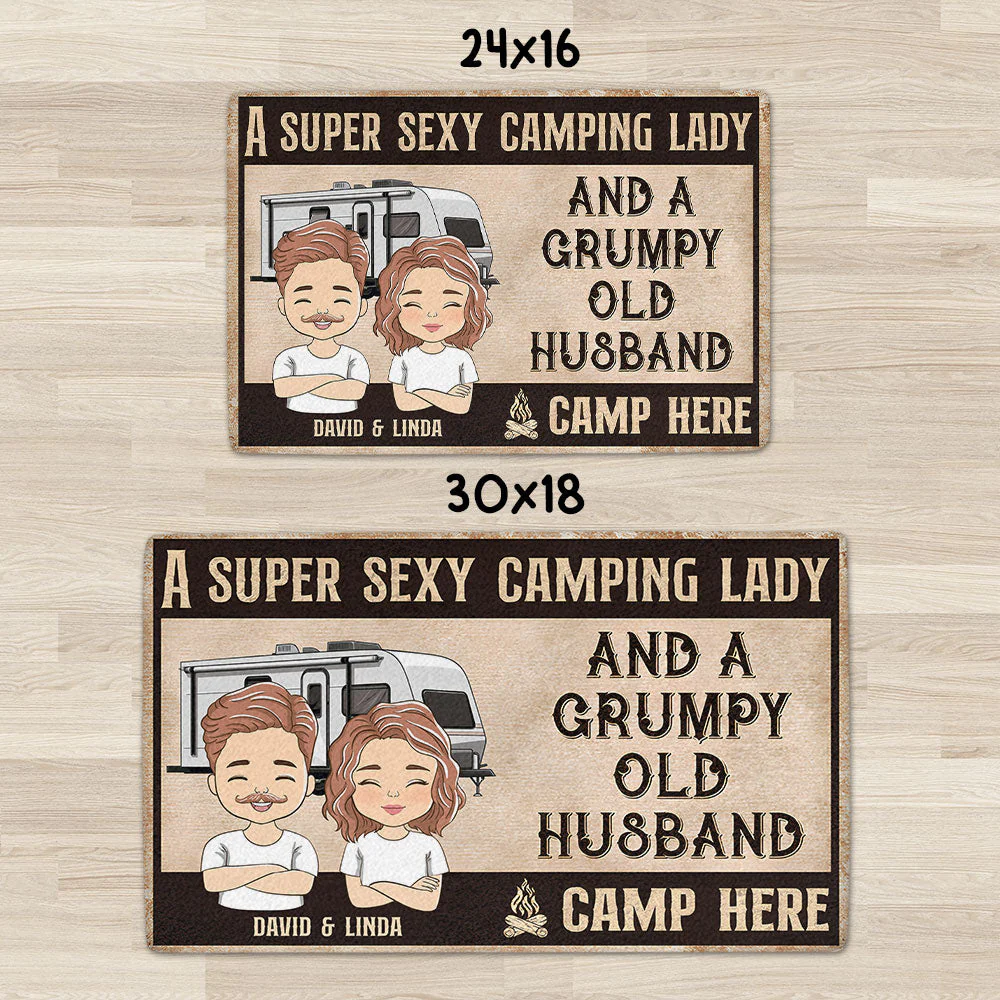 A Super Sexy - Personalized Custom Doormat - Image 5