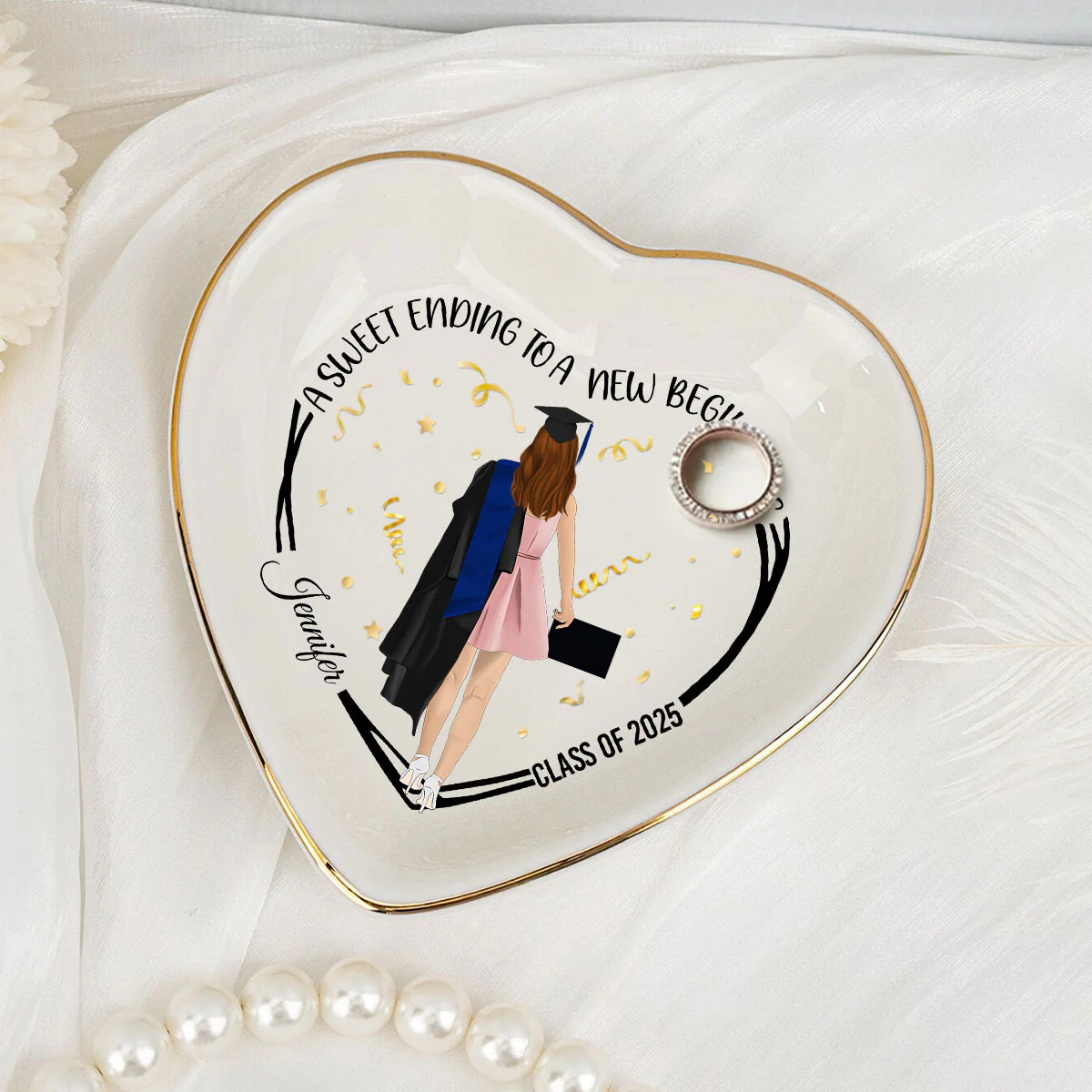 A Sweet Ending - Personalized Custom Jewelry Dish - Image 4