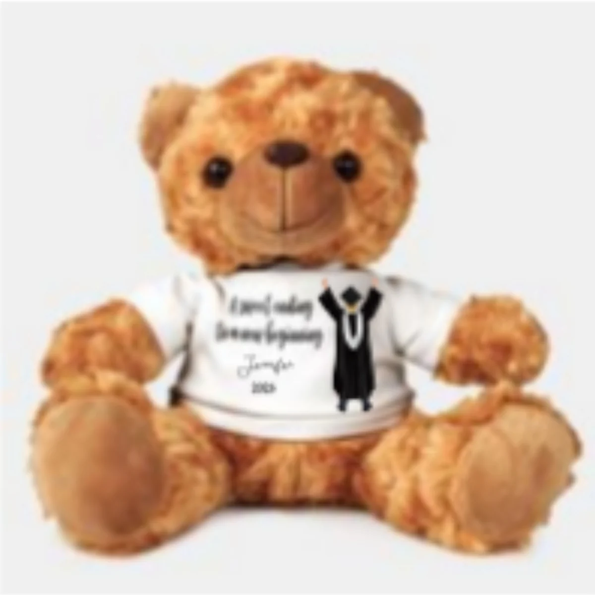 A Sweet Ending To A New Beginning - Personalized Custom Cuddle Bear - Image 6