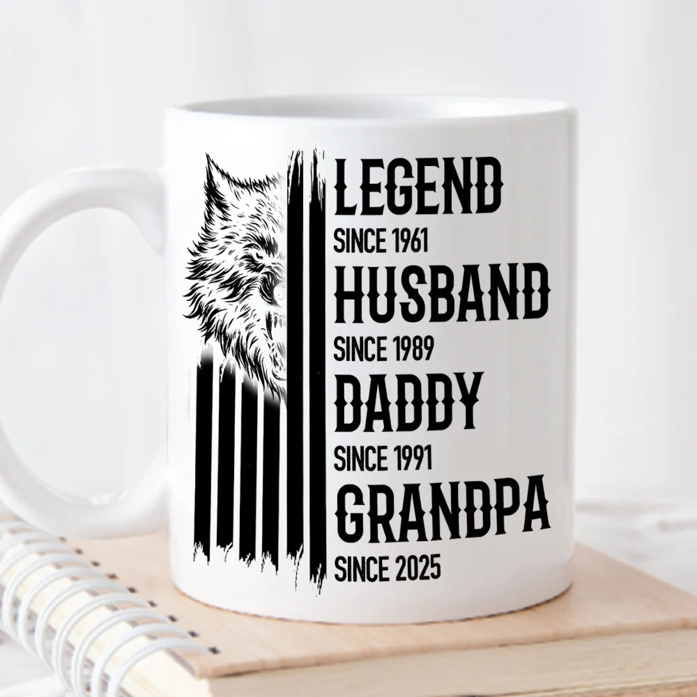 A True King - Personalized Custom Coffee Mug - Image 4