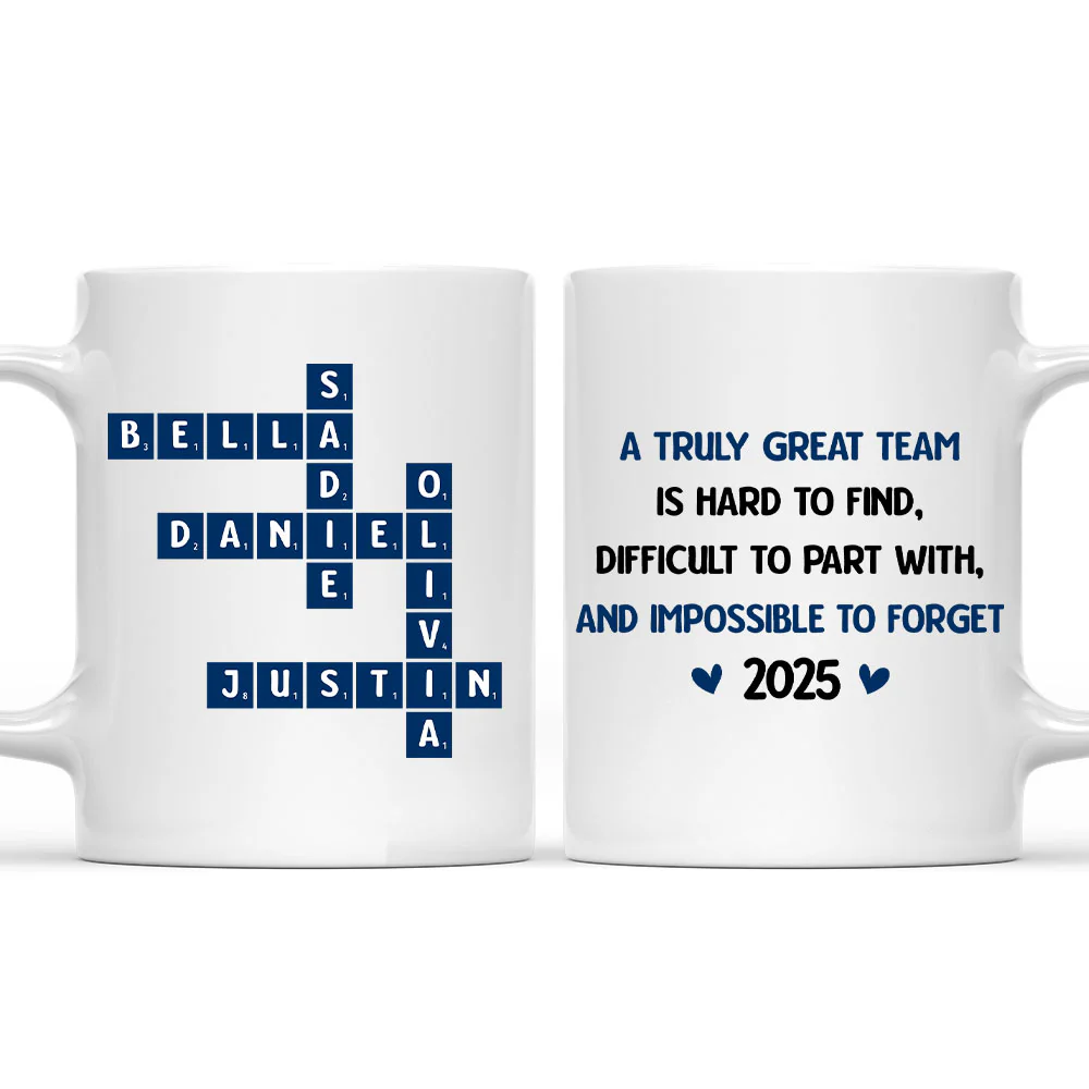 A Truly Great Team - Personalized Custom Coffee Mug